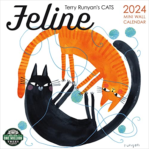 Feline 2024 Mini Calendar: Terry Runyan's Cats von Amber Lotus