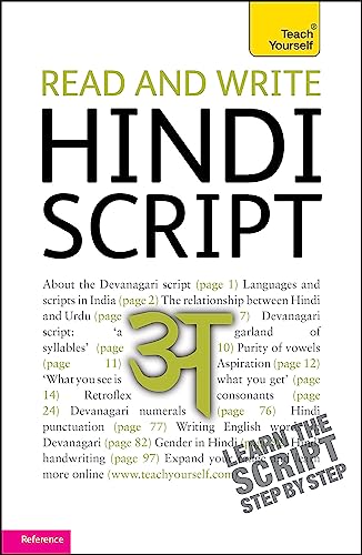 Read and write Hindi script: Teach Yourself