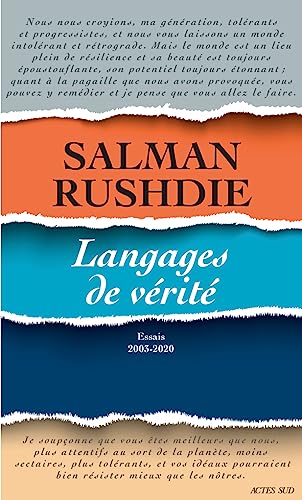 Langages de vérité: Essais 2003-2020 Langages de vérité: Essais 2003-2020 von ACTES SUD