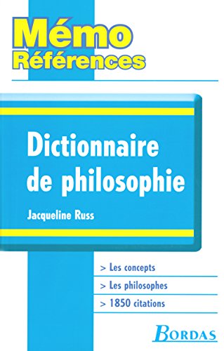 Dictionnaire de philosophie von Bordas