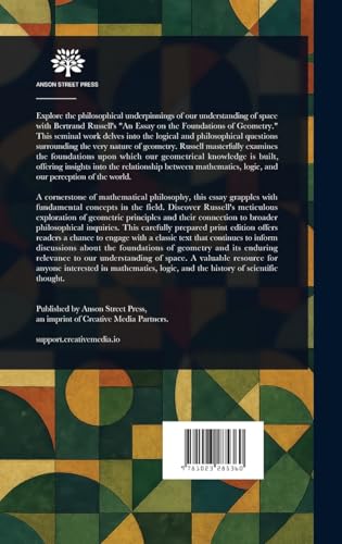 An Essay on the Foundations of Geometry An Essay on the Foundations of Geometry von Anson Street Press
