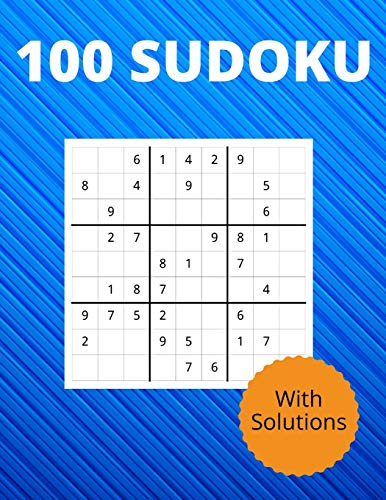 100 Sudoku With Solutions: - The 100 Sudoku Puzzle Book to Challenge, Tease, and Keep Your Brain Active (With Solutions). von Charlie Creative Lab