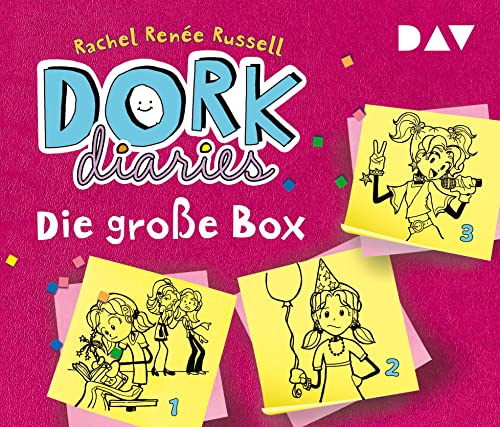 DORK Diaries – Die große Box (Teil 1-3): Lesungen mit Gabrielle Pietermann (6 CDs) von Der Audio Verlag