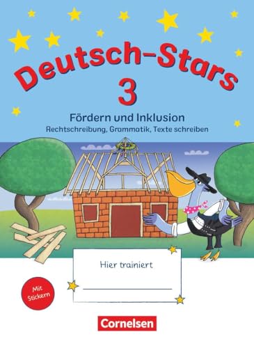 Deutsch-Stars - Allgemeine Ausgabe - 3. Schuljahr: Fördern und Inklusion - Übungsheft - Mit Lösungen
