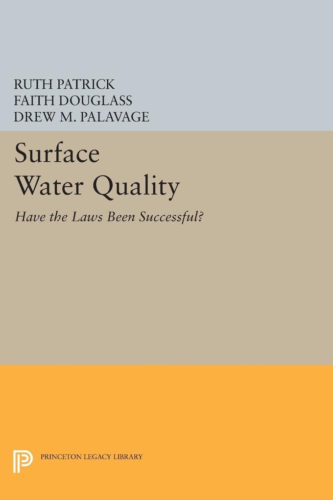 Surface Water Quality von Princeton University Press