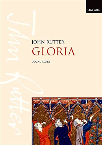 Gloria, für gemischten Chor, Blechbläser, Schlagzeug u. Orgel, Chorpartitur: Vocal score