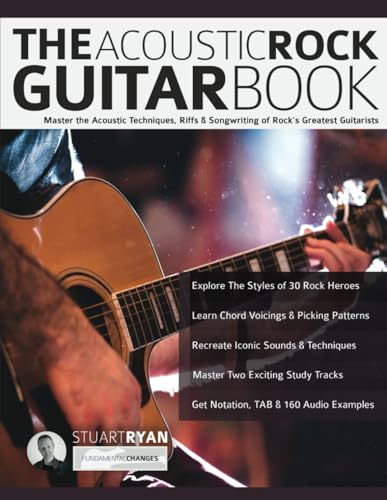 The Acoustic Rock Guitar Book: Master the Acoustic Techniques, Riffs, & Songwriting of Rock’s Greatest Guitarists von www.fundamental-changes.com