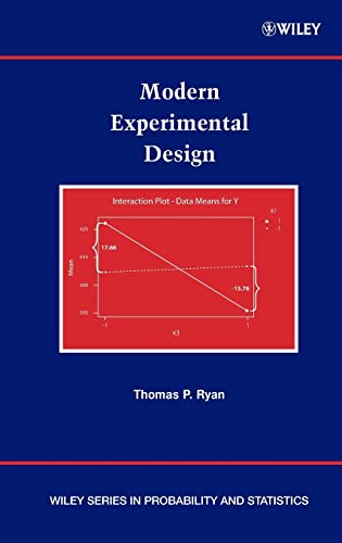 Modern Experimental Design (Wiley Series in Probability and Statistics) von Wiley