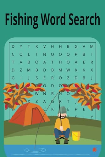 Amazon Fishing Crossword Puzzle: 50 Puzzles | adult, teens, kids cross word puzzle | 500 words von Independently published