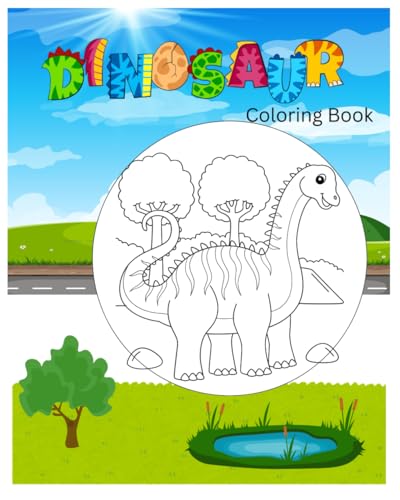 Dinosaur Coloring Book von Independently published