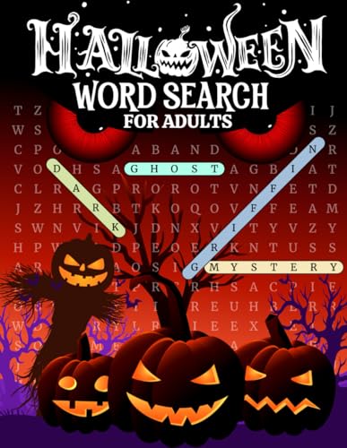 Halloween Word Search Puzzle Book: Spooky Fun for Kids and Adults with 80+ Scary Puzzles! von Independently published