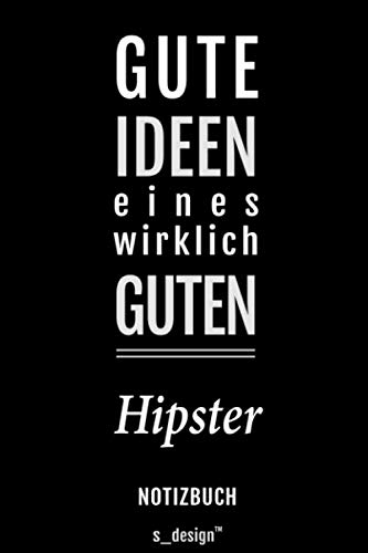 Notizbuch für Hipster: Originelle Geschenk-Idee [120 Seiten kariertes blanko Papier] von Independently published