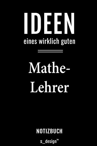 Notizbuch für Mathe-Lehrer: Originelle Geschenk-Idee [120 Seiten kariertes blanko Papier] von Independently published