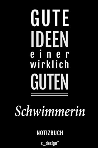 Notizbuch für Schwimmer / Schwimmerin: Originelle Geschenk-Idee [120 Seiten gepunktet Punkte-Raster blanko Papier] von Independently published