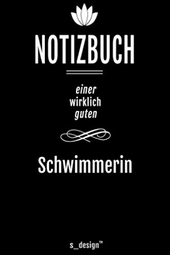 Notizbuch für Schwimmer / Schwimmerin: Originelle Geschenk-Idee [120 Seiten liniertes DIN A6 blanko Papier] von Independently published