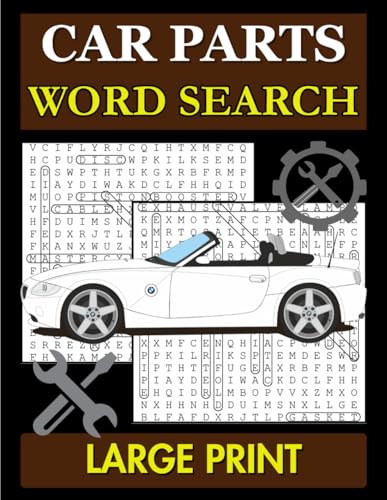 Car Parts Word Search Puzzle Book for Teens and Adults: 50 Fun Puzzles to Solve | 8.5 x 11 inches, 125 pages, 50 puzzles Car Parts Word Search Puzzle Book for Teens and Adults: 50 Fun Puzzles to Solve | 8.5 x 11 inches, 125 pages, 50 puzzles von Independently published