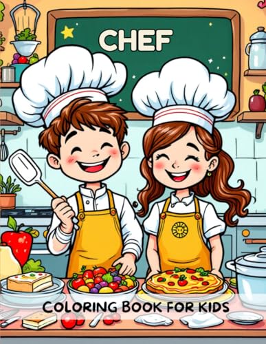 Chef Coloring Book For Kids | Fun And Creative Cooking-Inspired Illustrations For Young Artists: 40 Engaging Designs To Paint, Relax, And Explore, ... Who Love Cooking And Imaginative Activities Chef Coloring Book For Kids | Fun And Creative Cooking-Inspired Illustrations For Young Artists: 40 Engaging Designs To Paint, Relax, And Explore, ... Who Love Cooking And Imaginative Activities von Independently published
