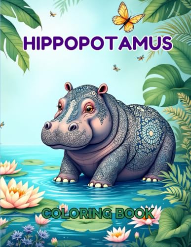 Coloring Book Hippopotamus | 70 Adorable Designs For Relaxation And Fun: Perfect for Adults and Teens to Paint and Enjoy, Stress Relief Art with Cute Illustrations Coloring Book Hippopotamus | 70 Adorable Designs For Relaxation And Fun: Perfect for Adults and Teens to Paint and Enjoy, Stress Relief Art with Cute Illustrations von Independently published