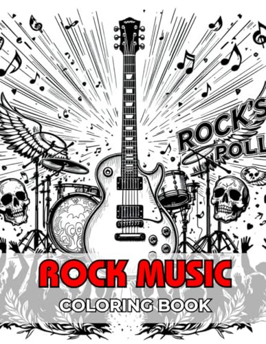 Rock Music Coloring Book 40 Unique Rock & Roll Illustrations for Adults and Teens Rock Music Coloring Book 40 Unique Rock & Roll Illustrations for Adults and Teens von Independently published