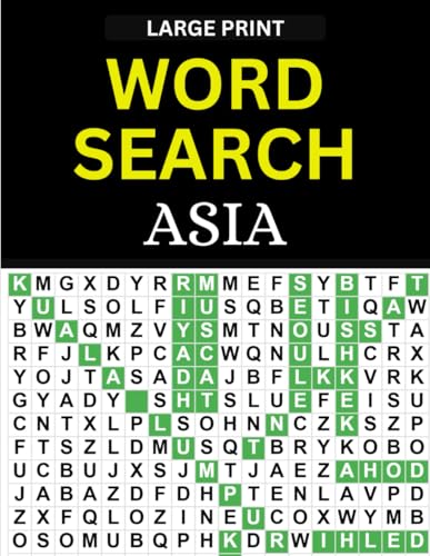 Word Search Asia Puzzle Book for Adults, Teens and Kids, 50 Relaxing Games for Stress Relief Word Search Asia Puzzle Book for Adults, Teens and Kids, 50 Relaxing Games for Stress Relief von Independently published