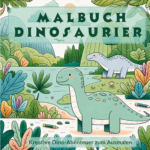 Dinosaurier Malbuch für Jungen: Reise in die Urzeit!: Entdecke die faszinierende Welt der Dinosaurier mit 50 einzigartigen Dino-Motiven und lasse deiner Fantasie freien Lauf.