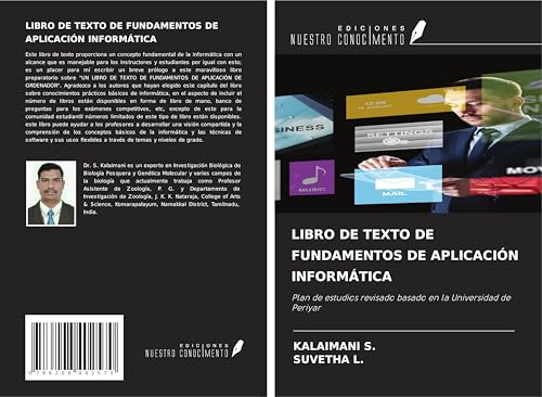 LIBRO DE TEXTO DE FUNDAMENTOS DE APLICACIÓN INFORMÁTICA: Plan de estudios revisado basado en la Universidad de Periyar