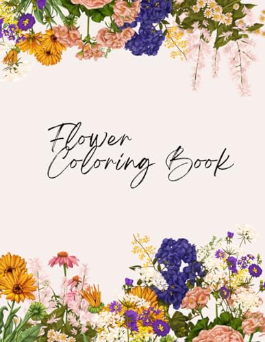Flowers Coloring Book