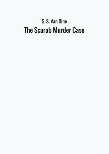 The Scarab Murder Case