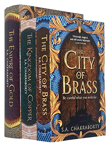 Daevabad Trilogy Series 3 Büchersammlungsset von SA Chakraborty (Die Stadt aus Messing, Das Königreich aus Kupfer, [Gebundene Ausgabe] Das Reich aus Gold)