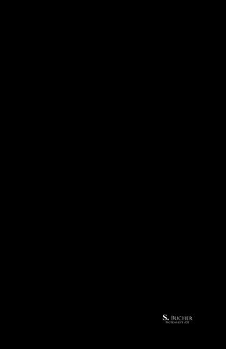 S. Bucher Notenheft A51: Musik-Notizbuch, 100 SEITEN, 10 Notensysteme (auf der rechten Seite), 13.97 x 21.59 cm = A5, Soft Cover Schwarz