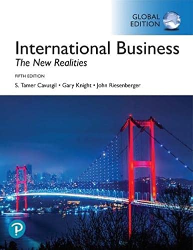 International Business: The New Realities, Global Edition von Pearson
