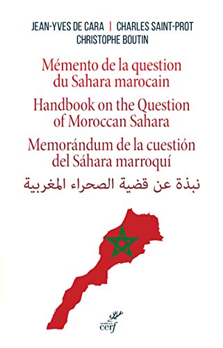 MEMENTO DE LA QUESTION DU SAHARA MAROCAIN von CERF