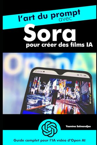 L’art du prompt avec SORA - Guide complet pour l’IA vidéo d’Open AI: par Yasmina Salmandjee, auteur de ChatGPT pour les Nuls (Artificial Intelligence and ChatGPT REVOLUTION) von Independently published