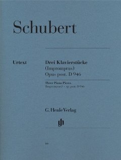 3 KLAVIERSTUECKE - IMPROMPTUS D 946 - arrangiert für Klavier [Noten / Sheetmusic] Komponist: SCHUBERT FRANZ
