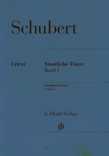 SCHUBERT - Danzas Completas 1º para Piano (Urtext)