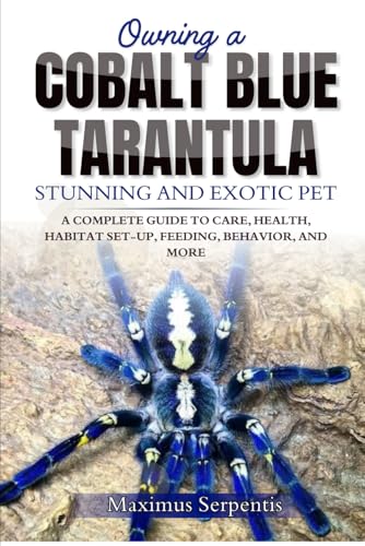 OWNING A COBALT BLUE TARANTULA: A COMPLETE GUIDE TO CARE, HEALTH, HABITAT SET-UP, FEEDING, BEHAVIOR, AND MORE von Independently published
