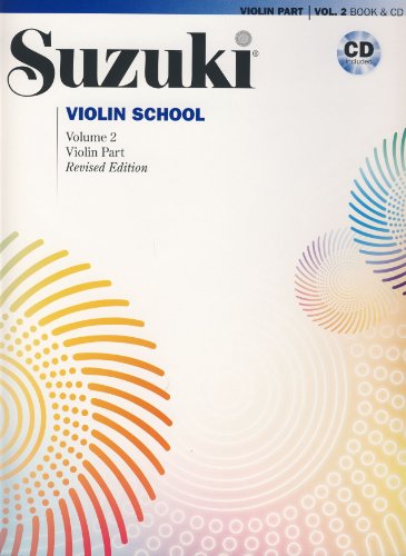 SUZUKI - Violin School New International Edition Violin Book and CD Vol.2 para Violin (Inc.CD)