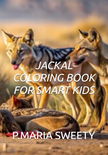 JACKAL COLORING BOOK FOR SMART KIDS von Independently published