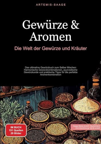 Gewürze & Aromen: Die Welt der Gewürze und Kräuter: Das ultimative Gewürzbuch zum Selber Mischen: Harmonische Gewürzkombinationen, ayurvedische ... Tipps für die perfekte Aromenkombination Gewürze & Aromen: Die Welt der Gewürze und Kräuter: Das ultimative Gewürzbuch zum Selber Mischen: Harmonische Gewürzkombinationen, ayurvedische ... Tipps für die perfekte Aromenkombination von Saage Books