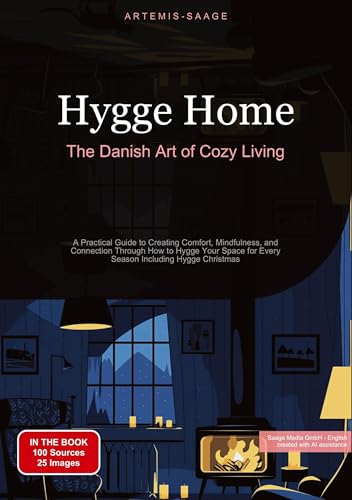 Hygge Home: The Danish Art of Cozy Living: A Practical Guide to Creating Comfort, Mindfulness, and Connection Through How to Hygge Your Space for Every Season Including Hygge Christmas (Hygge (DE)) von Saage Books