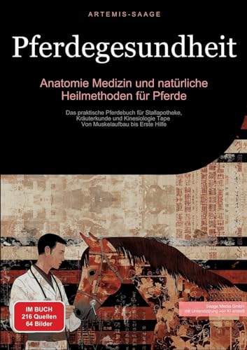 Pferdegesundheit: Anatomie, Medizin und natürliche Heilmethoden für Pferde: Das praktische Pferdebuch für Stallapotheke, Kräuterkunde und Kinesiologie Tape - Von Muskelaufbau bis Erste Hilfe Pferdegesundheit: Anatomie, Medizin und natürliche Heilmethoden für Pferde: Das praktische Pferdebuch für Stallapotheke, Kräuterkunde und Kinesiologie Tape - Von Muskelaufbau bis Erste Hilfe von Saage Books
