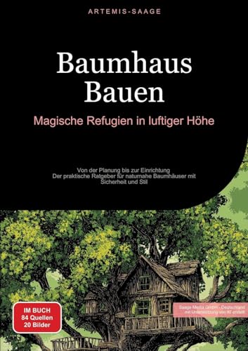 Baumhaus Bauen: Magische Refugien in luftiger Höhe: Von der Planung bis zur Einrichtung - Der praktische Ratgeber für naturnahe Baumhäuser mit Sicherheit und Stil (Bäume (DE)) von Saage Books