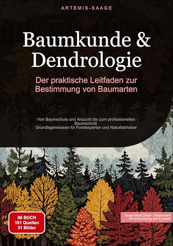 Baumkunde & Dendrologie: Der praktische Leitfaden zur Bestimmung von Baumarten: Von Baumschule und Anzucht bis zum professionellen Baumschnitt - Grundlagenwissen für Forstexperten und Naturliebhaber von Saage Books