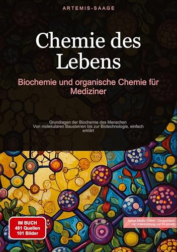 Chemie des Lebens: Biochemie und organische Chemie für Mediziner: Grundlagen der Biochemie des Menschen - Von molekularen Bausteinen bis zur Biotechnologie, einfach erklärt von Saage Books