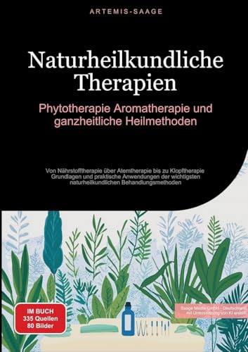 Naturheilkundliche Therapien: Phytotherapie, Aromatherapie und ganzheitliche Heilmethoden: Von Nährstofftherapie über Atemtherapie bis zu ... Behandlungsmethoden (Therapie (DE)) von Saage Books