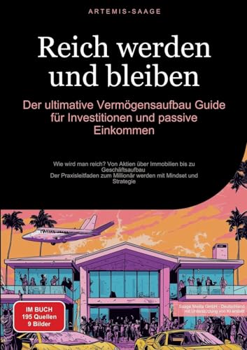 Reich werden und bleiben: Der ultimative Vermögensaufbau-Guide für Investitionen und passive Einkommen: Wie wird man reich? Von Aktien über Immobilien ... mit Mindset und Strategie (Reichtum (DE)) Reich werden und bleiben: Der ultimative Vermögensaufbau-Guide für Investitionen und passive Einkommen: Wie wird man reich? Von Aktien über Immobilien ... mit Mindset und Strategie (Reichtum (DE)) von Saage Books
