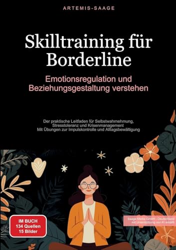 Skilltraining für Borderline: Emotionsregulation und Beziehungsgestaltung verstehen: Der praktische Leitfaden für Selbstwahrnehmung, Stresstoleranz ... zur Impulskontrolle und Alltagsbewältigung von Saage Books