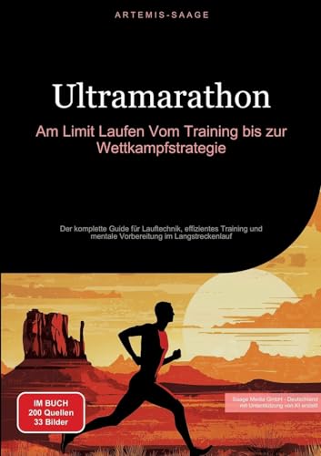 Ultramarathon: Am Limit Laufen - Vom Training bis zur Wettkampfstrategie: Der komplette Guide für Lauftechnik, effizientes Training und mentale Vorbereitung im Langstreckenlauf (Laufsport (DE)) von Saage Books