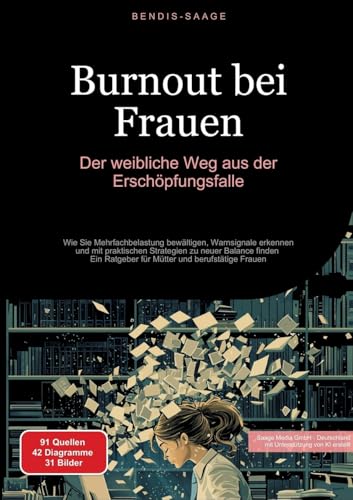 Burnout bei Frauen: Der weibliche Weg aus der Erschöpfungsfalle: Wie Sie Mehrfachbelastung bewältigen, Warnsignale erkennen und mit praktischen ... Mütter und berufstätige Frauen (Burnout (DE)) von Saage Books