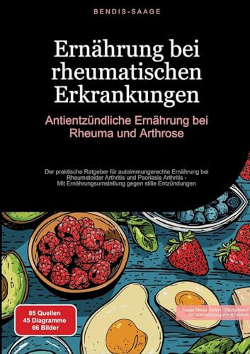 Ernährung bei rheumatischen Erkrankungen: Antientzündliche Ernährung bei Rheuma und Arthrose: Der praktische Ratgeber für autoimmungerechte Ernährung ... gegen stille Entzündungen (Ernährung (DE)) von Saage Books